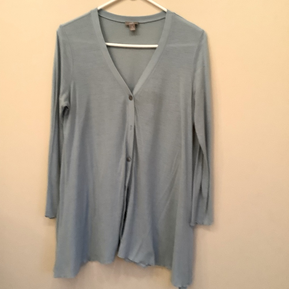 MP Light Blue J.Jill Long Cardigan
